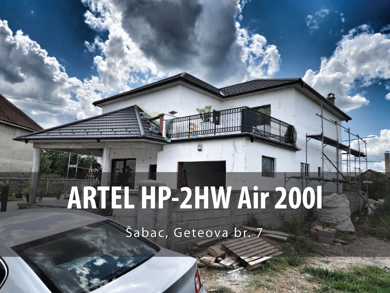 Geteova Sabac toplotna pumpa vazduh-voda ARTEL HP-2HW air 200l