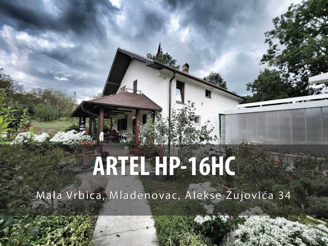 Mala Vrbica Mladenovac toplotna pumpa voda-voda ARTEL HP-16HC